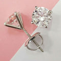 2.15 Ct Diamond Stud Earrings Natural Round Real 14k White Gold Martini F-G/I1 by DailySale
