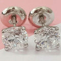 2.15 Ct Diamond Stud Earrings Natural Round Real 14k White Gold Martini F-G/I1 by DailySale