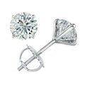 2.15 Ct Diamond Stud Earrings Natural Round Real 14k White Gold Martini F-G/I1 by DailySale