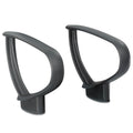 Safco Optional Loop Arm Kit for Mesh Extended Height Chairs for Safco Vue Mesh Extended-Height Chairs, Black, 2/Set