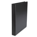 Universal Economy Non-View Round Ring Binder, 3 Rings, 1" Capacity, 11 x 8.5, Black
