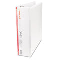 Universal Economy Round Ring View Binder, 3 Rings, 3" Capacity, 11 x 8.5, White