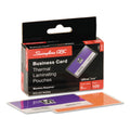 GBC UltraClear Thermal Laminating Pouches, 5 mil, 3.69" x 2.19", Gloss Clear, 100/Box