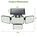 216 LEDs Solar Outdoor Light Motion Sensor Security Wireless Lamp by DailySale