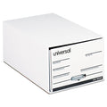 Universal Economy Storage Drawer Files, Legal Files, White, 6/Carton