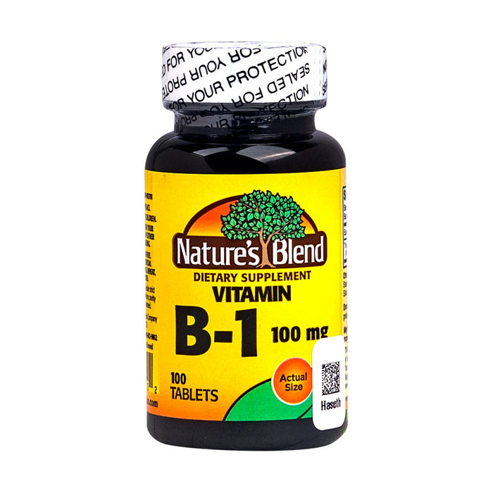 Nature's Blend S Vitamin B-1 Tablets 100 Mg by Pasteur Pharmacy