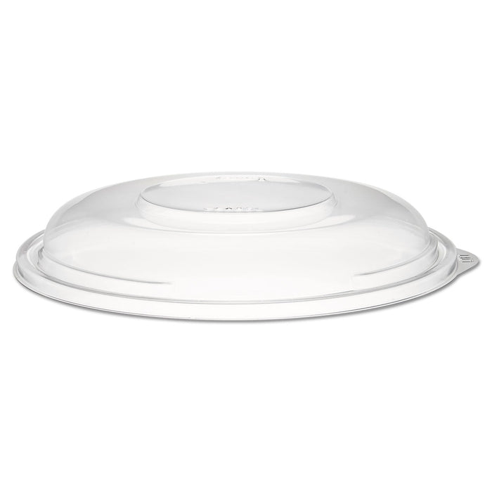Dart PresentaBowls Clear Dome Lids, 7.3 Diameter x 1.1 h, Clear, Plastic, 63 Lids/Bag, 4 Bags/Carton