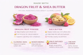 Raspberry Lemonade Dragon Fruit Shea Butter Bar Soap – Radiant Cleanse by Lulu’s Holistics