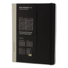Moleskine Professional Notebook, Hardcover, 1 Subject, Narrow Rule, Black Cover, 9.75 x 7.5, 192 Sheets
