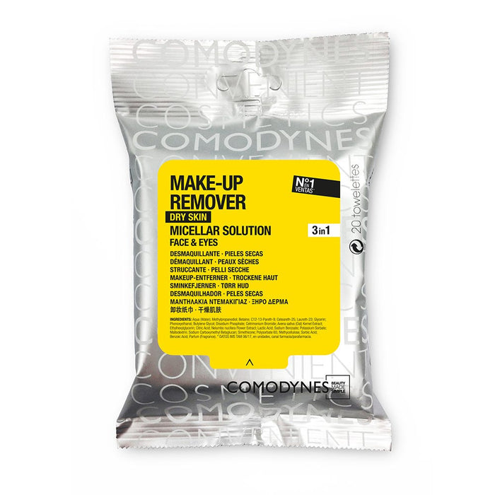 Comodynes Make-up Remover Wipes Micellar Solution For Dry And Sensitive Skin by Pasteur Pharmacy