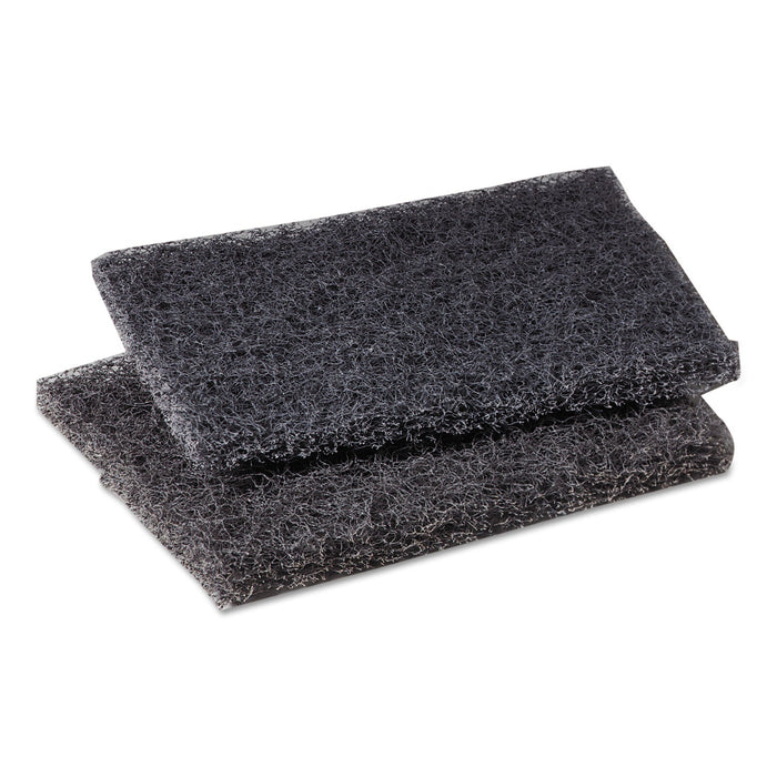 Scotch-Brite Griddle Polishing Pad, 4 x 5.25, Gray, 60/Carton