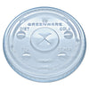 Fabri-Kal Greenware Cold Drink Lids, Fits 9 oz Old Fashioned Cups, 12 oz Squat Cups, 20 oz Cups Clear, 1,000/Carton