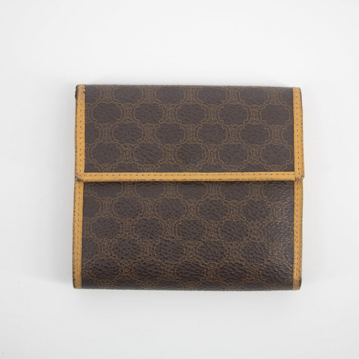 Celine Macadam PVC Brown Compact Wallet #2172 by Bolt Boutique