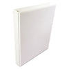 Wilson Jones A4 International Round Ring View Binder, 4 Rings, 3" Capacity, 11.63 x 8.13, White