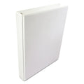 Wilson Jones A4 International Round Ring View Binder, 4 Rings, 1" Capacity, 11.63 x 8.13, White