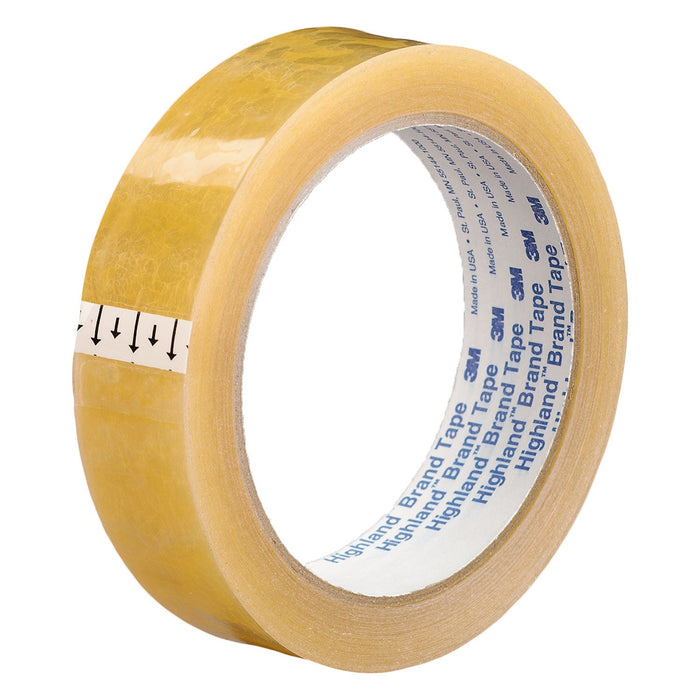 Highland Transparent Tape, 3" Core, 1" x 72 yds, Clear