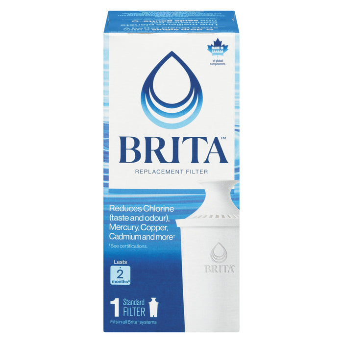 Brita Standard Water Filter, Replacement Filters For Pitchers & Dispensers by Pasteur Pharmacy