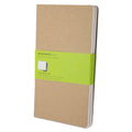 Moleskine Cahier Journal, 1 Subject, Unruled, Brown Kraft Cover, 8.25 x 5, 80 Sheets, 3/Pack