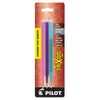 Pilot Refill for Pilot FriXion Erasable, FriXion Ball, FriXion Clicker and FriXion LX Gel Ink Pens, Fine Tip, Assorted Ink, 3/Pack