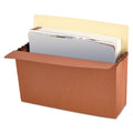 Universal Redrope Expanding File Pockets, 5.25" Expansion, Letter Size, Redrope, 10/Box