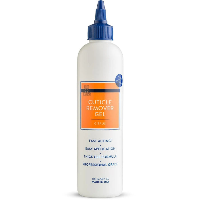 Blue Cross Cuticle Remover Gel - 8 oz Bottle, Professional Strength Formula by Pasteur Pharmacy