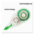 Tombow MONO Mini Correction Tape, Non-Refillable, Clear Applicator, 0.17" x 315", 10/Pack