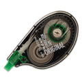 Tombow MONO Correction Tape, Non-Refillable, Gray/Clear Applicator, 0.17" x 394", White Tape