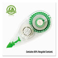 Tombow MONO Mini Correction Tape, Non-Refillable, Clear Applicator, 0.17" x 315", 10/Pack