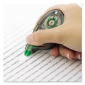 Tombow MONO Correction Tape, Gray/Clear Applicator, 0.17" x 394", White Tape, 10/Pack