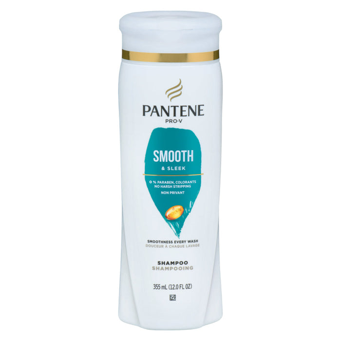 Pantene Smooth & Sleek 72 Hr Smoothness Shampoo 12 Fl Oz by Pasteur Pharmacy