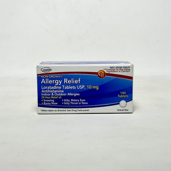 Camber Allergy Relief Loratadine 10 Mg 100ct Tablets by Pasteur Pharmacy