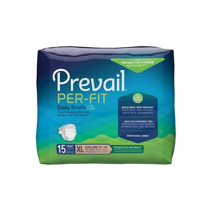 Per-Fit® Maximum Plus Adult Incontinence Briefs – X-Large (Case of 4) by Pasteur Pharmacy