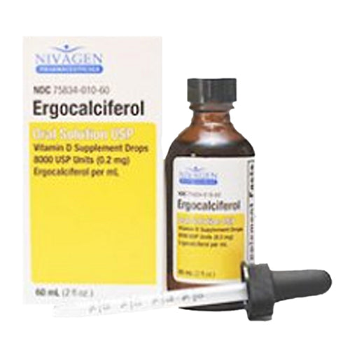 Ergocalciferol Os 8000 IU/MI 60 Ml By Country Line Pharmaceuticals by Pasteur Pharmacy