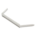 Universal Two-Piece Two-Prong Paper Fastener Bases, 1" Capacity, 2.75" Center to Center, Silver, 100/Box