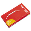 Universal Two-Piece Two-Prong Paper Fastener Bases, 2" Capacity, 2.75" Center to Center, Silver, 100/Box