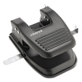 Universal 30-Sheet Two-Hole Punch, 9/32" Holes, Black