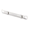 Universal Two-Piece Two-Prong Paper Fastener Compressors, 2.75" Center to Center, Silver, 100/Box