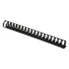 Fellowes Plastic Comb Bindings, 2" Diameter, 500 Sheet Capacity, Black, 10/Pack
