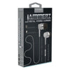 Coby® Jammerz Metal Tangle-Free Earbuds – Silver (CVE-200-SLV)