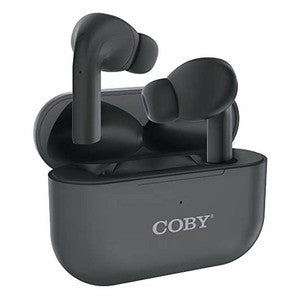 Coby® True Wireless Earpods with Compact Charging Case – Black by Pasteur Pharmacy