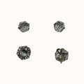 Anne Klein Silver-Tone Glass Stone Stud Earring Set by Vanessa Jane