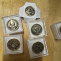 Years of Service Employee Award Pins, Set of 8 (10/20/45 Year, Gold Tone) by Price Is Right Miami
