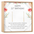 21st Birthday Earrings by Dear Ava