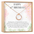 21st Birthday Necklace by Dear Ava