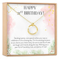 21st Birthday Necklace by Dear Ava