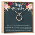21st Birthday Necklace by Dear Ava