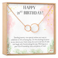 21st Birthday Necklace by Dear Ava