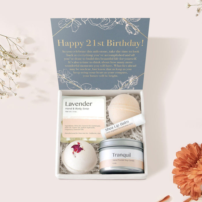 21st Birthday Spa Gift Box by Dear Ava