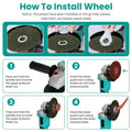 21V Cordless Angle Grinder Kit with Brushless Motor by DailySale