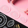 22-Pieces: Transparent Magic Template to Create Stunning Spiral Diagrams by DailySale